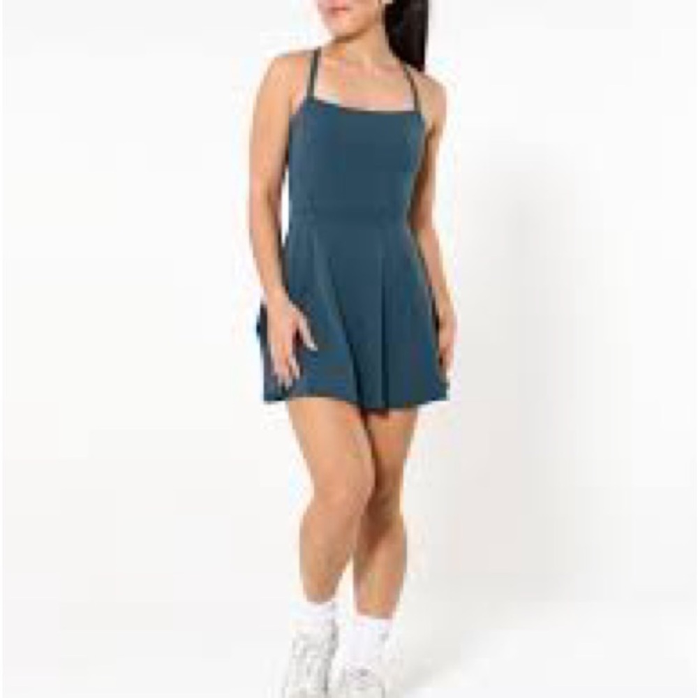 Enchanted Teal Buffbunny Bend and Snap Dress